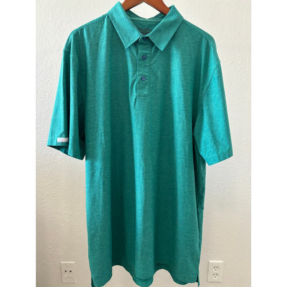 Straight Down Polo Shirt Mens Sizw XL Green